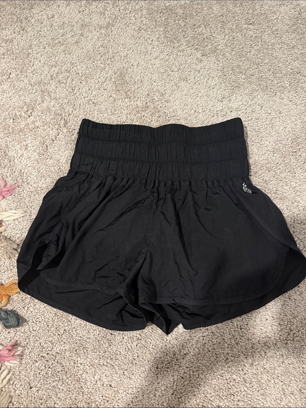 Free people High-Waist Black Women's Lounge Shorts
